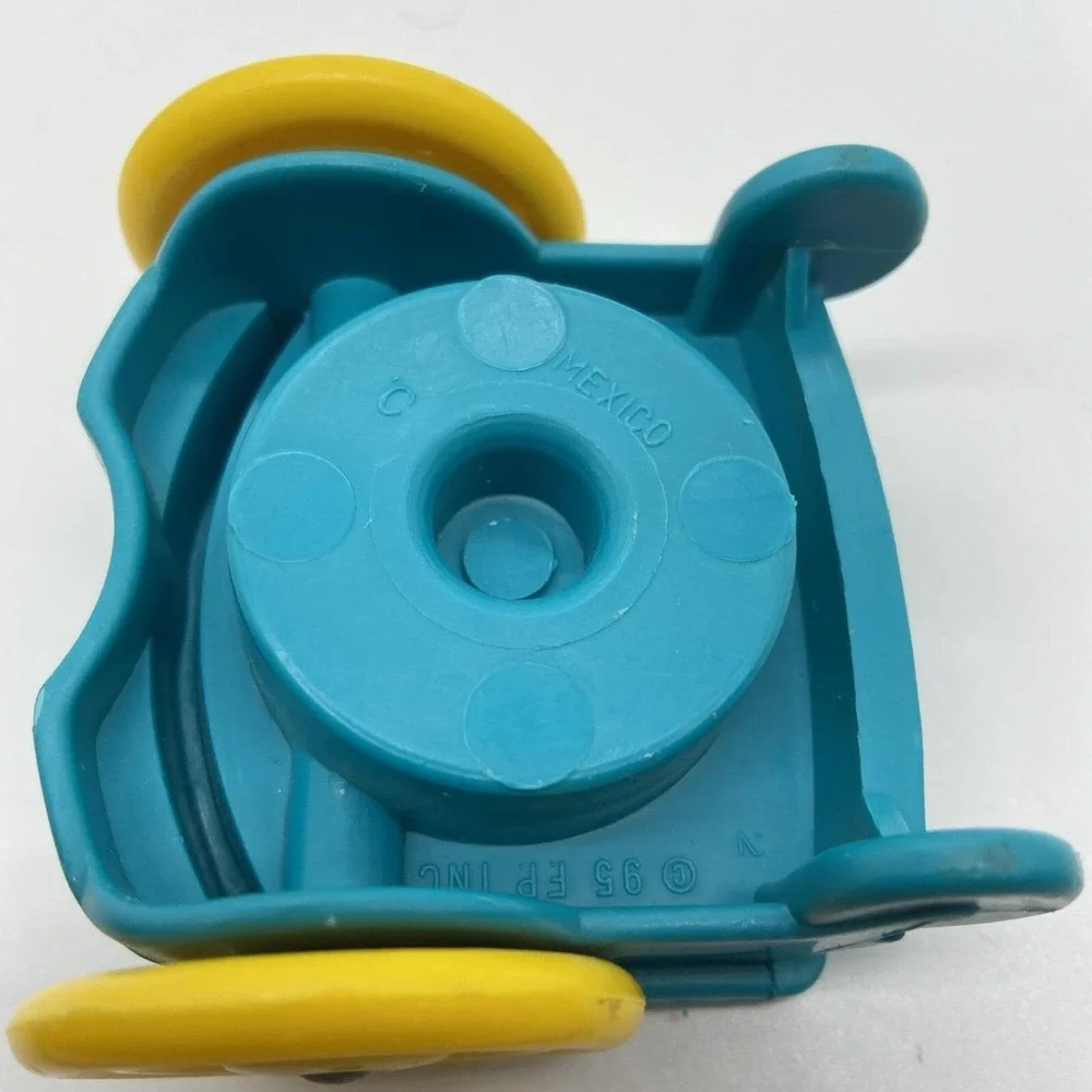 Vintage 1995 Fisher Price‎ Little People Wheelchair Teal Yellow Replacement Toy